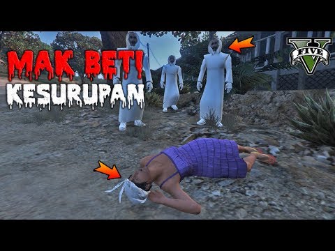 MAK BETI KERASUKAN POCONG!! - GTA 5 YOUTUBER PARODY