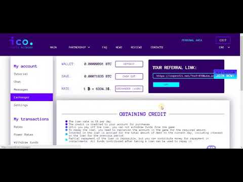 icoprofit net 5000 сатош в день МОЖНО БЕЗ ВЛОЖЕНИЙ вывод 74000 сатош