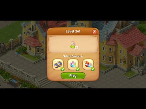 Gardenscapes Level 261