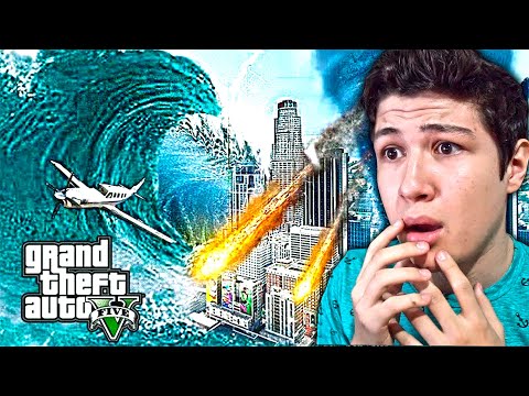 Esto Ocurrió en la CIUDAD después del TSUNAMI en GTA 5... Grand Theft Auto V - GTA V Mods