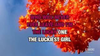 Lucky One in the style of Amy Grant | Karaoke with Lyrics