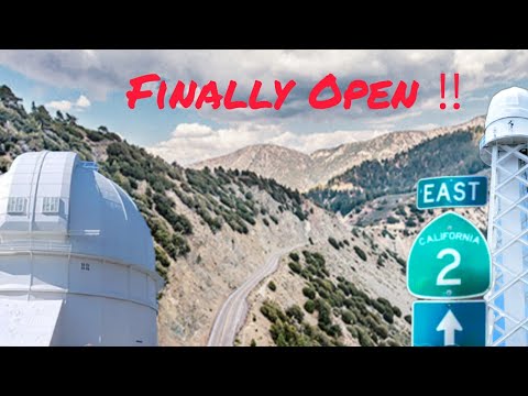Angeles crest hwy 2 California, Reopened. 🇺🇸