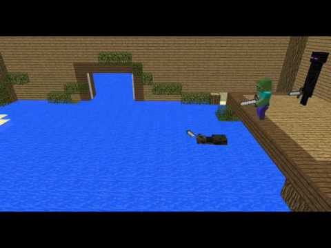 Monster School  Killing The Shark   Minecraft Animation Jaws Movie