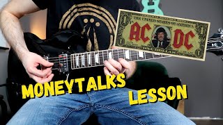 How To Play: Moneytalks - by AC/DC - Guitar Lesson/Tutorial