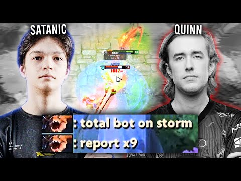 when SATANIC meet QUINN in Pubs.. - MONKEY KING vs STORM SPIRIT!