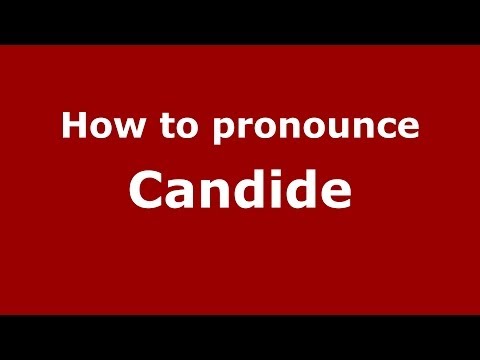 How to pronounce Candide