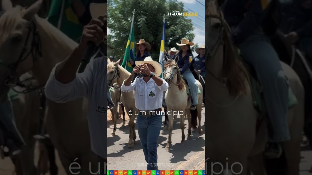 Cavalgada em São Miguel -TO #agro #agronomia #cavalgada