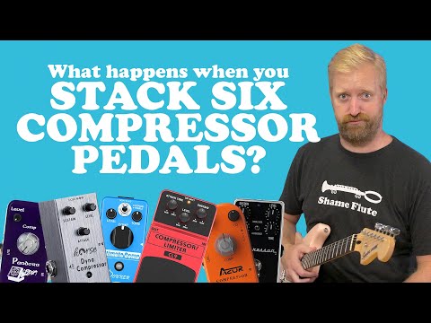 SIX COMPRESSOR PEDALS AT THE SAME TIME! - The video no one asked for. #AffordABoard