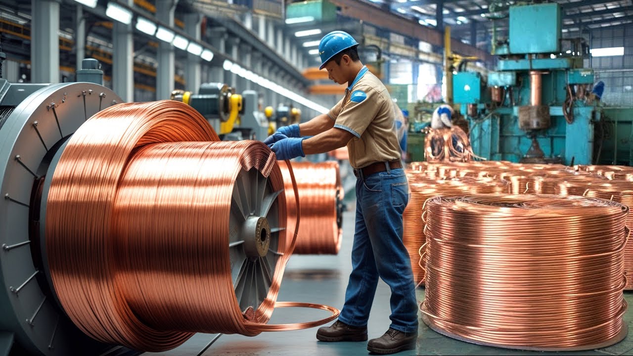 Recycling The Millions Electric Scratch Cables To Making Traditional Gold Copper Electric Wires