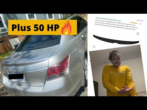 2008-12 Honda accord duckbill spoiler install!! 🔥🔥