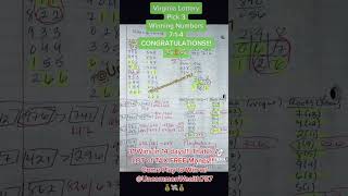 11 WINS In 14 Days! Winning Numbers! Virginia Lottery Pick 3  #ThinkAndGrowRich #TaxFree