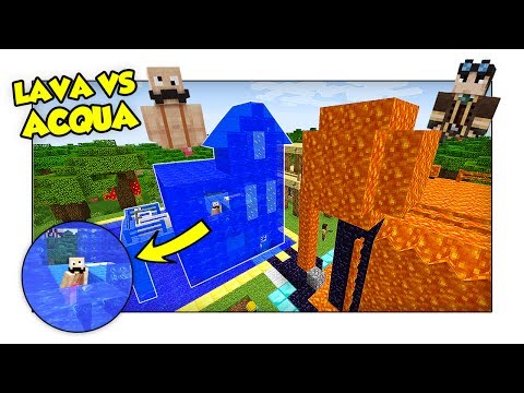 LA MIA CASA DI VERA ACQUA ATTACCATA DALLA LAVA! - Minecraft ITA w/ Lyon