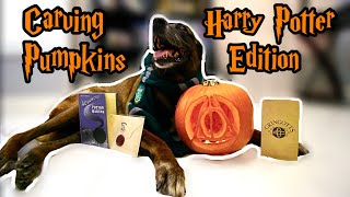Carving Harry Potter Themed Pumpkins| Deathly Hallows Pumpkin