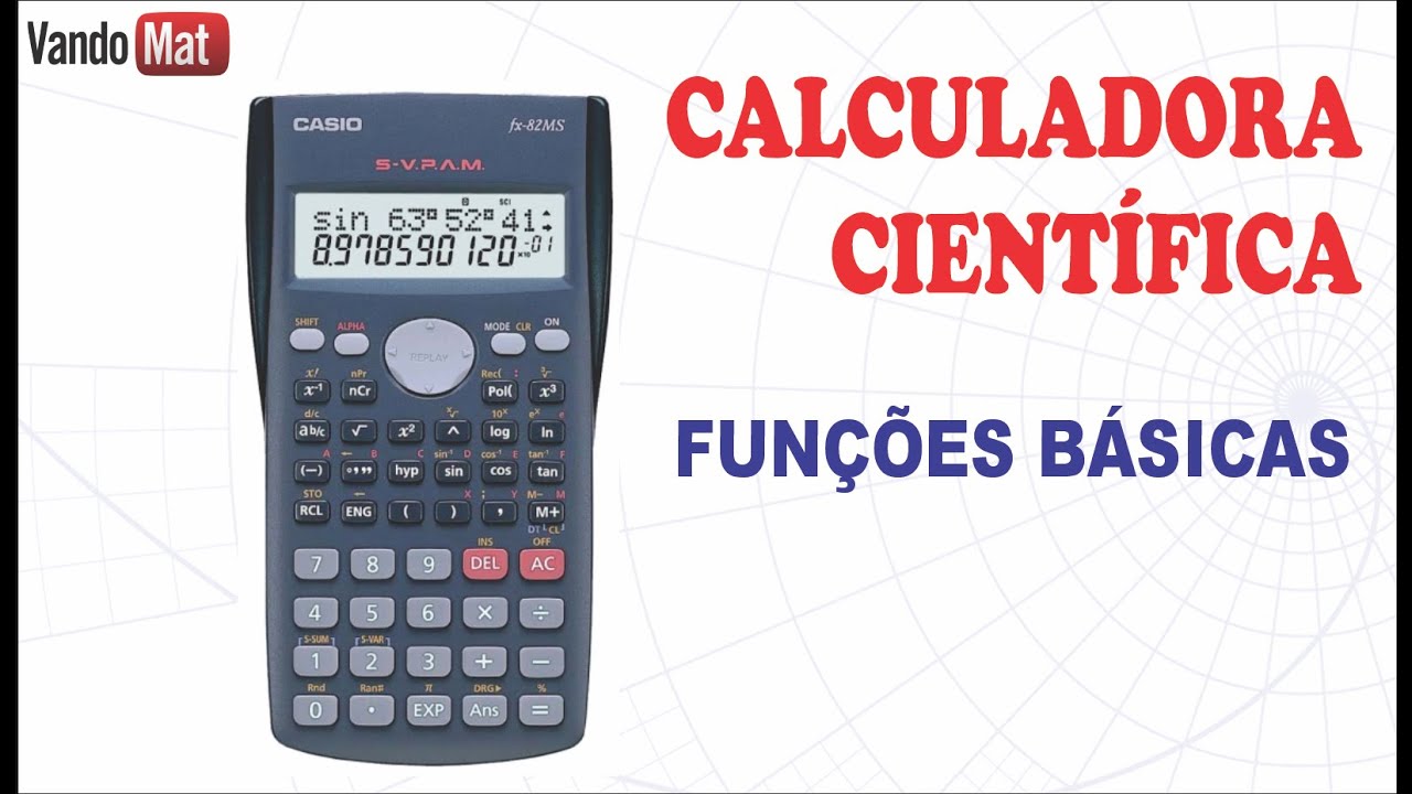 CALCULADORA CIENTÍFICA COMO USAR O BÁSICO? #matemática #ensinomédio #calculadora