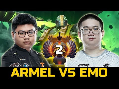 FNATIC.ARMEL VS IG. EMO MID BATTLE - BLADEMAIL EARTH SPIRIT VS WINDRAGER DOTA 2
