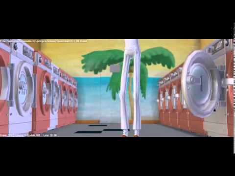 Comos Laundromat: final scene animation tests & layout edit
