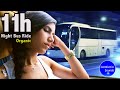 No Loop Night Bus Ride Sound Interior Bus Ambience Organic Sound White Noise Heater Sound 432hz