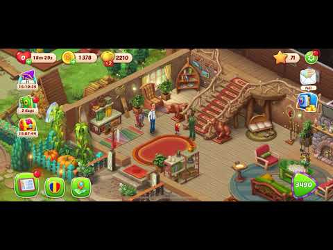 HOMESCAPES story walkthrough gameplay part 2/day 2 of New Area Unlocked LAKE HOUSE