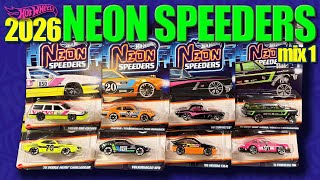 Opening Hot Wheels NEON SPEEDERS | New For 2026!!