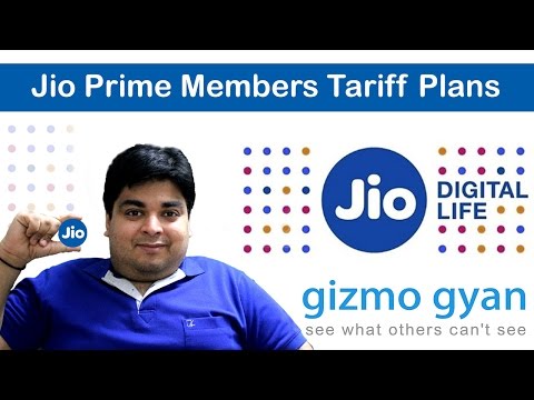 Jio prime tariff Plans for Jio Prime Members [Hindi] Video