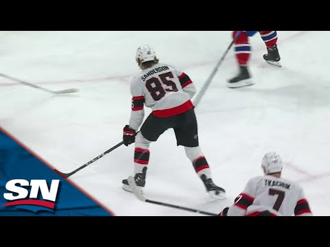 Senators' Ridly Greig, Jake Sanderson Net Back-To-Back Goals vs. Canadiens