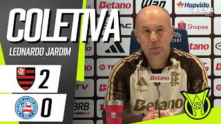 COLETIVA LEONARDO JARDIM | AO VIVO | Flamengo x Bahia - Brasileirão 2026
