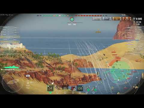 Gouden Leeuw helping DDs in early game and killing cruisers and BBs in late game