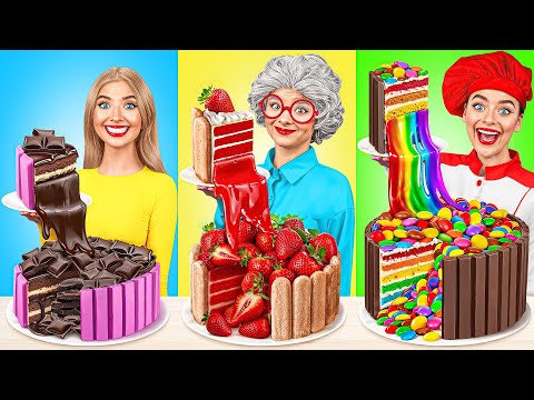 Eu vs Minha Vó No Desafio De Culinária | Guerra na Cozinha por TeenDO Challenge