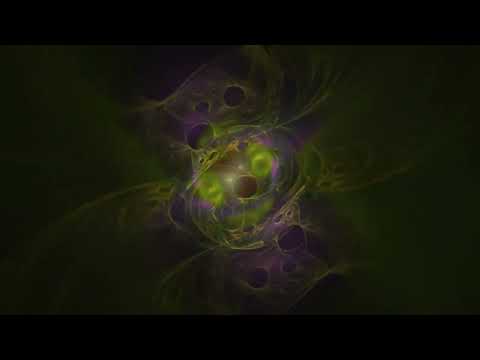 ETHEREAL LIGHT TRAILS & COSMIC FRACTAL  | 4k BACKGROUND Video UltraHD