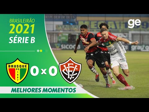 Gols e lances de Brusque x Vitória