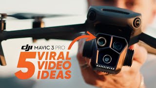 DJI Mavic 3 PRO: 5 VIRAL Drone Video Ideas