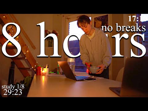 LIVE-Special | 8-HOUR study with me WITHOUT BREAKS 📚🌧 rain & thunder sounds