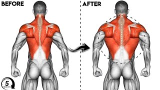 Do These 5min PERFECT Back Workout At HOME.(No Equipment)