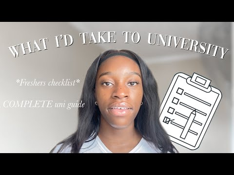 What to take to university essentials + checklist full guide (links included)
