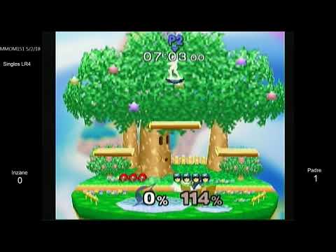 MMOM151 SSBM - Inzane (Samus) vs. Padre (C. Falcon) - Melee LR4