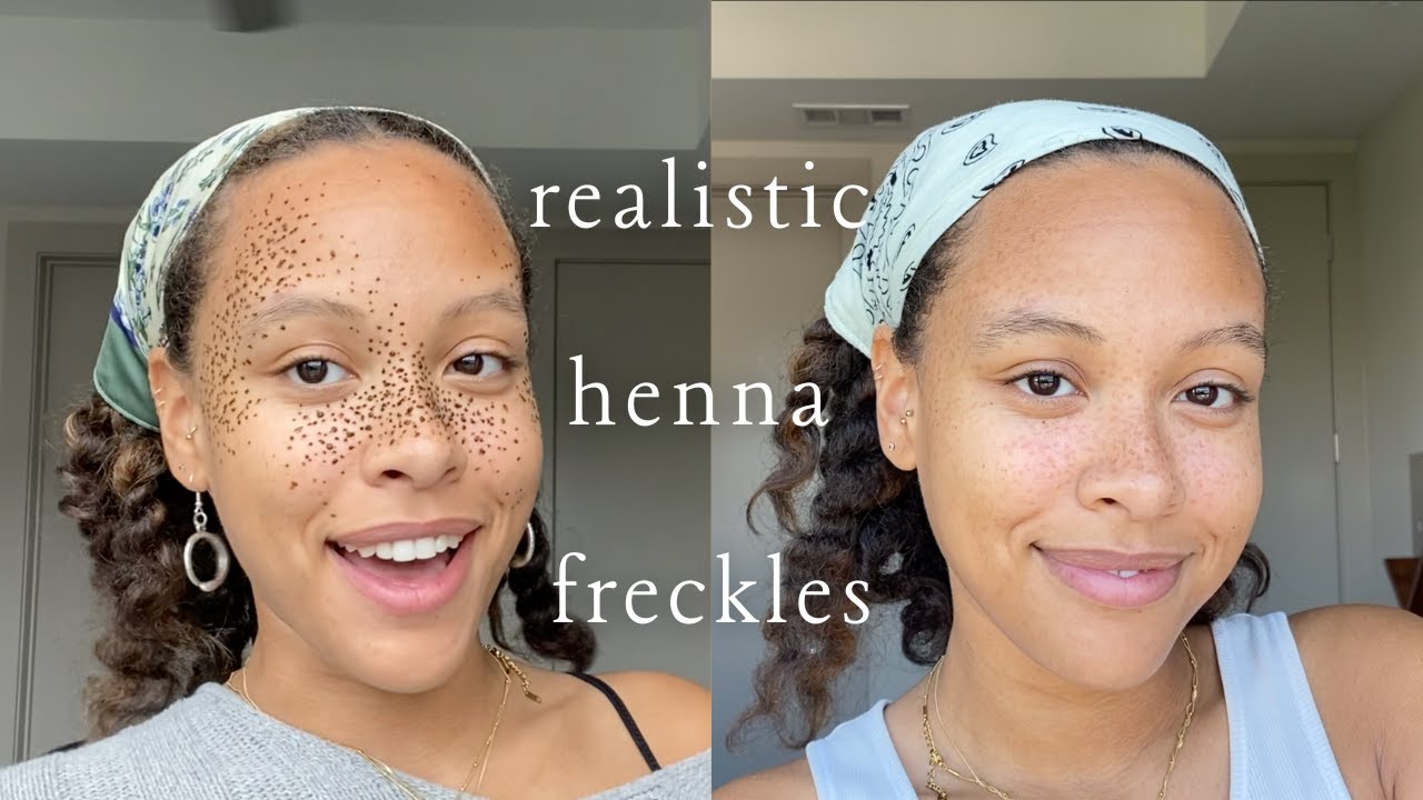 The key to realistic henna freckles ft. Mihenna