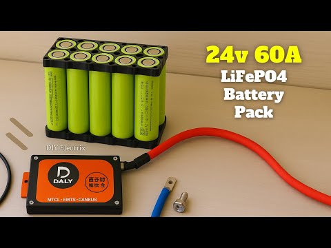 Building a 24V 60A Battery Pack – Step by Step!