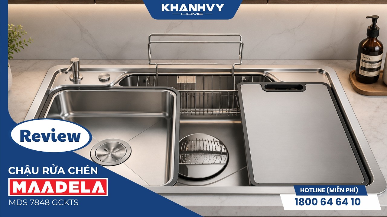 Chậu rửa chén Maadela MDS-7848GCKTS