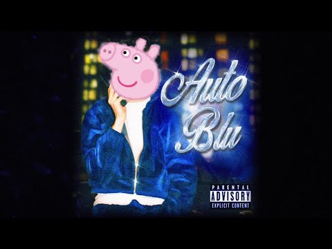 Auto blu peppa pig