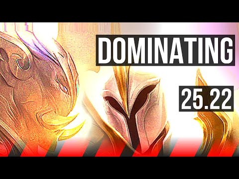 THRESH vs KAYLE (TOP) | Dominating | EUW Diamond | 25.22