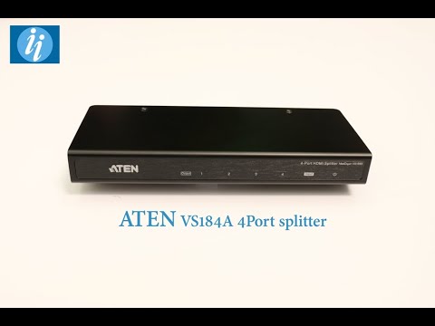 ATEN VS184A-A7-G ATEN 4 prievadų 4K HDMI vaizdo skirstytuvas video