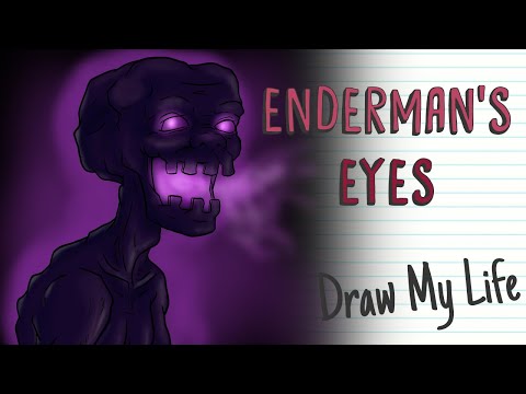 CREEPY MINECRAFT #1: ENDERMAN'S EYES 👀 | Draw My Life