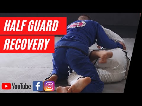 FLATTERNED HALF GUARD - BRIDGE RECOVERY - GUARD RECOVERY - ESCAPE - BOTTOM GAME - HALF GUARD - ENTRY