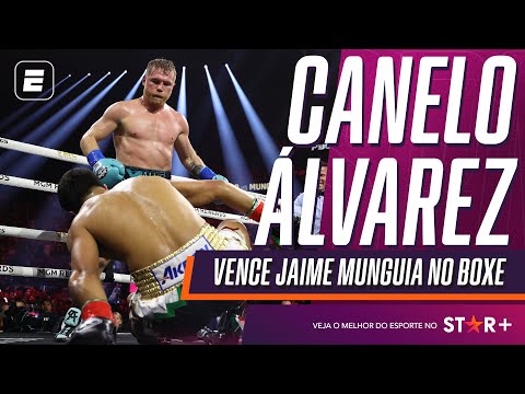 CANELO ÁLVAREZ VENCE JAIME MUNGUIA após 12 rounds e mantém todos seus cinturões | Melhores Momentos