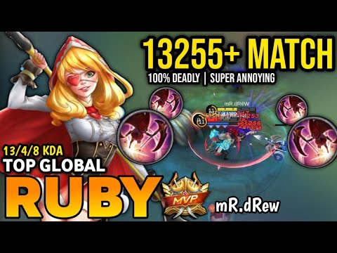RUBY BEST BUILD 2022 | TOP GLOBAL RUBY GAMEPLAY | MOBILE LEGENDS ✓