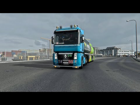 Euro Truck Simulator 2 | ETS2 1.45 | Renault Magnum | Promods Map | Kouvola (FIN) to Panevezys (LT)