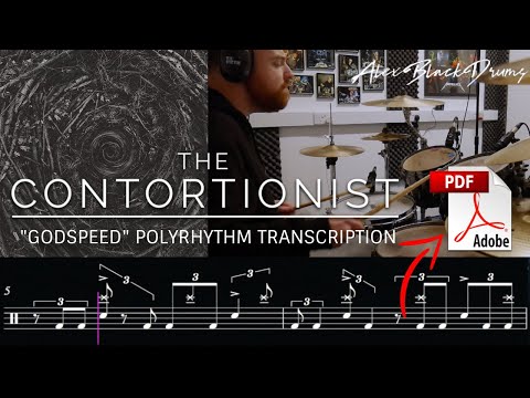 Alex Black - The Contortionist - "Godspeed" (Polyrhythm) - Transcription