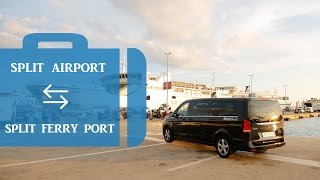 How to get from Split Airport to Split ferry port