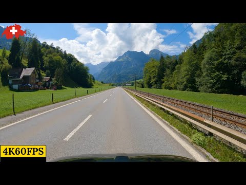Driving in Switzerland - Buochs To Engelberg - 4K60 Road Trip