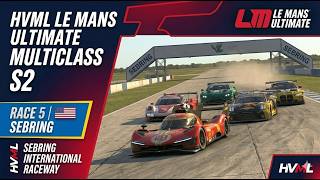 HVML - LMU Multiclass Championship - Season 2 - Race 5 Sebring